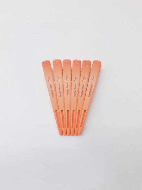 Excellent Edges Carbon clips 6pk peach