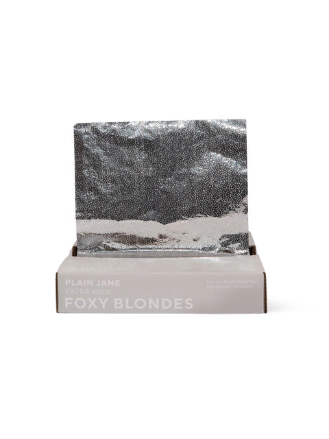 Foxy Blondes Extra Wide Foil Plain jane