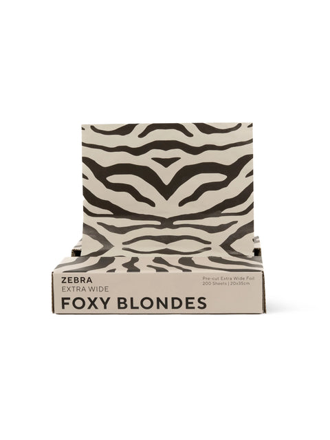 Foxy Blondes Extra Wide Pop UP Zebra