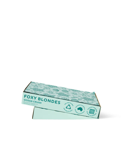 Foxy Blondes Ocean Crush 15 x 27 Flat Pack