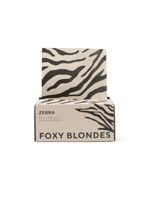 Foxy Blondes Pop Up Zebra 15x27cm