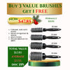 Glide 33mm Value Ceramic Round Brush