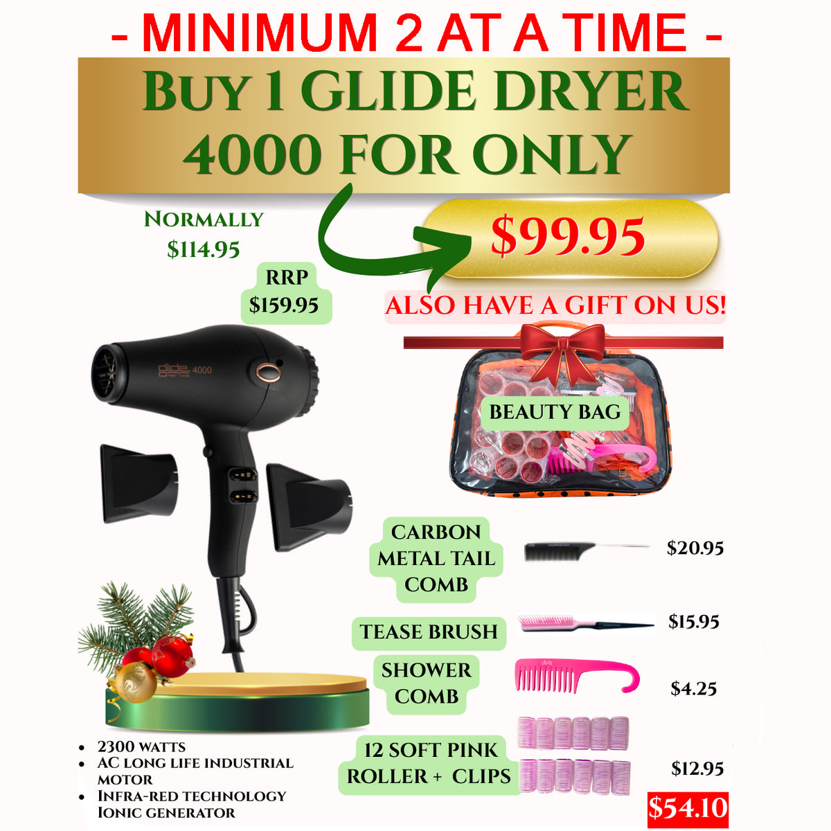 Glide 4000 Hairdryer