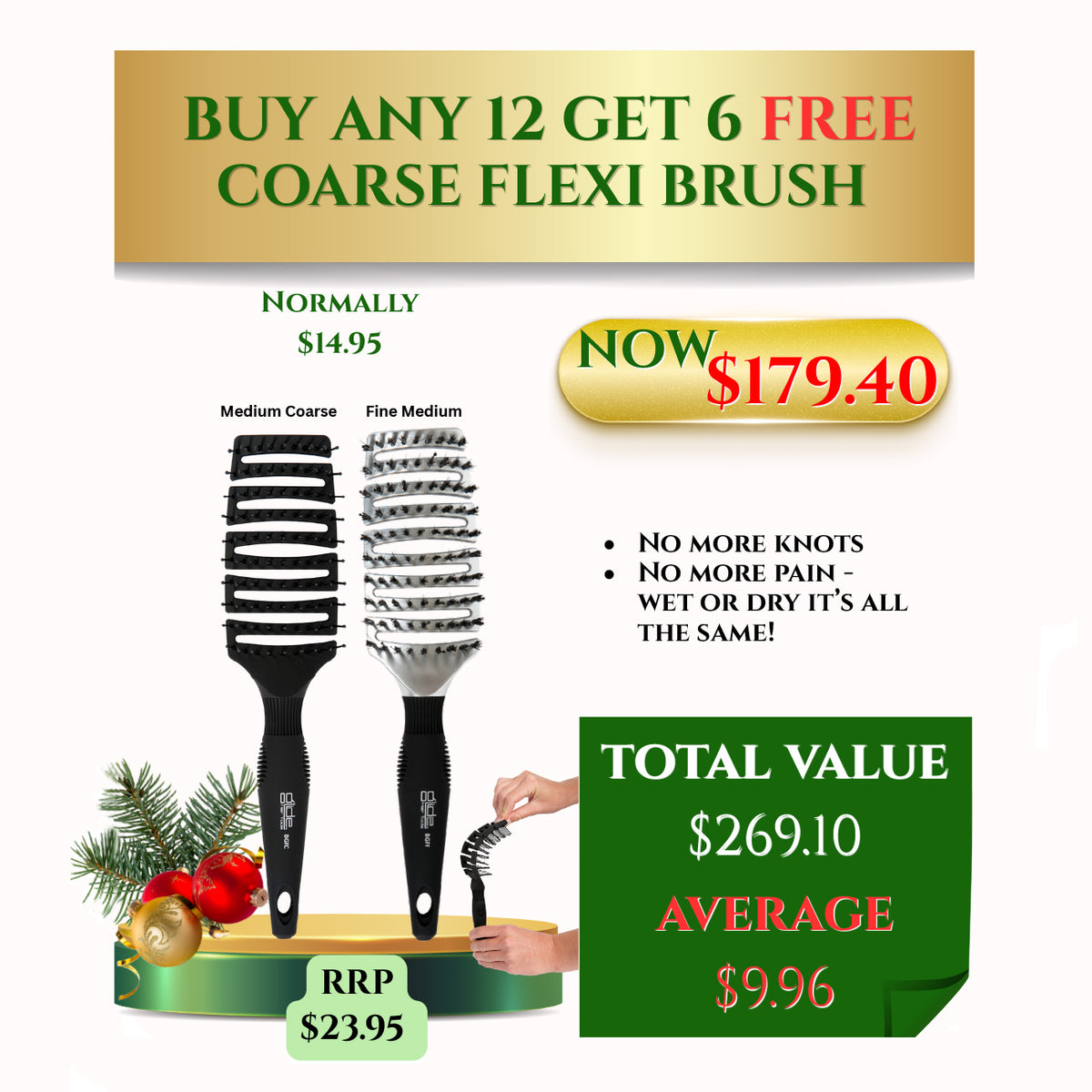 Glide Fine to Medium Flexi Brush
